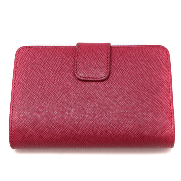 Prada Bifold Leather Pink Wallet - Picture 1 of 6